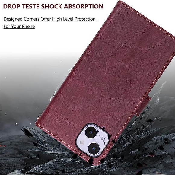 NEW iPhone 14 Plus Wallet Case With Card Holder - Picture 4 of 12